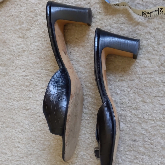 Black leather Brighton sandals - Picture 7 of 9